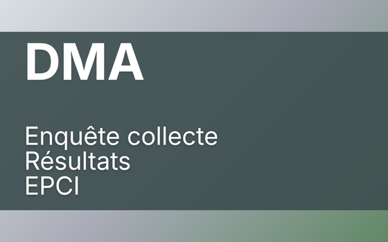  DMA - Enquête collecte - EPCI