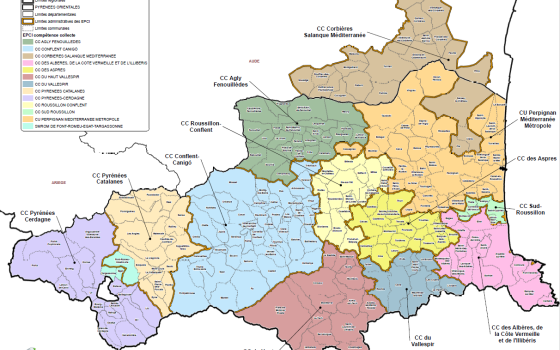  - Collectivités à compétence Collecte en 2021 - Pyrénées Orientales
