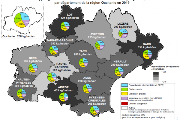 11 Typologie des déchets occasionnels collectés en 2019