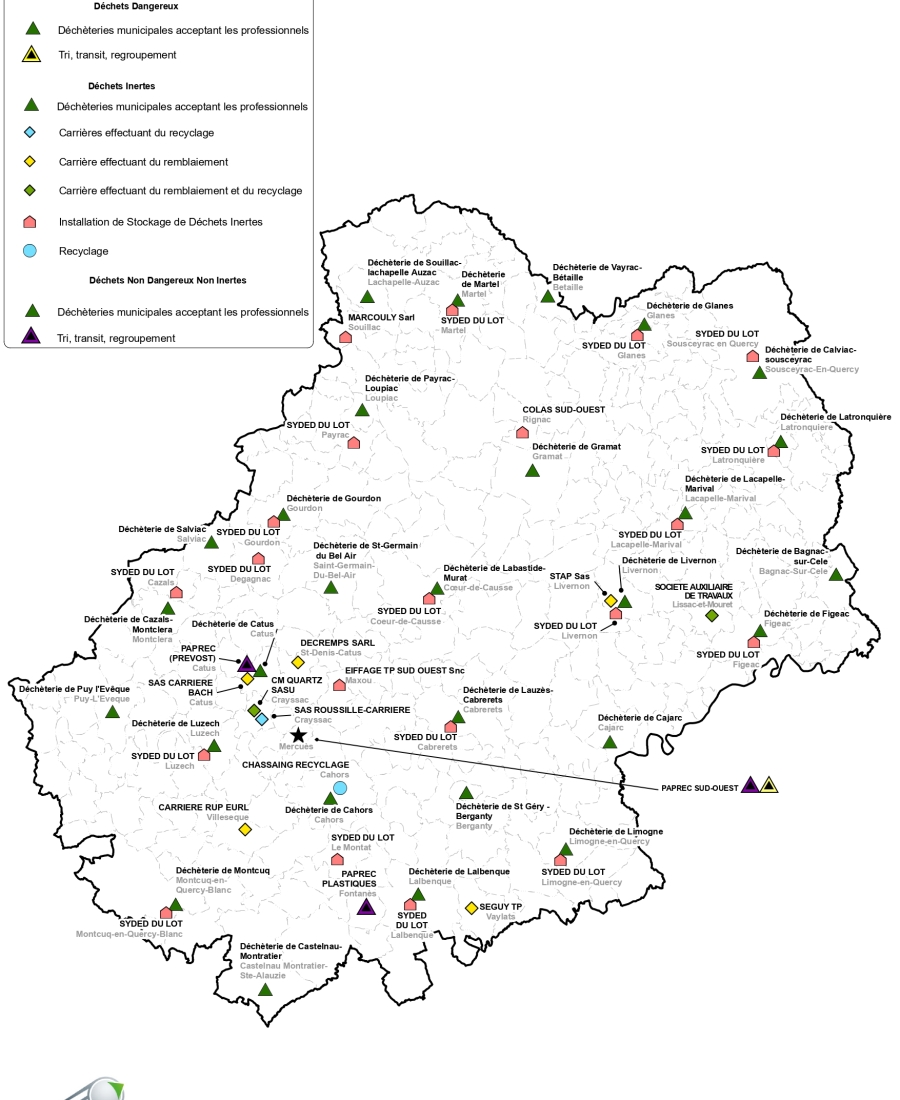 46 - Acteurs de collecte et traitement des déchets du btp LOT