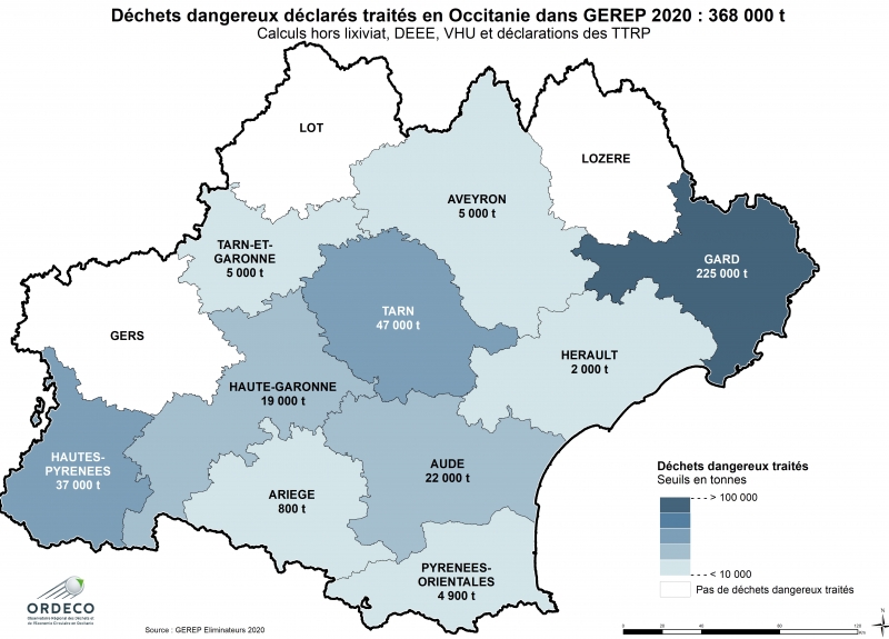 DD traités par département en Occitanie en 2020