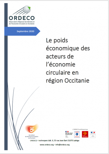 Le Poids Economique de l'Economie Circulaire en Occitanie - Rapport d'étude