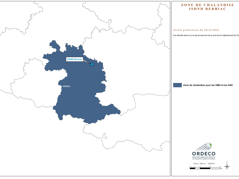 09 ISDND DE BERBIAC Zone de chalandise AP 202019