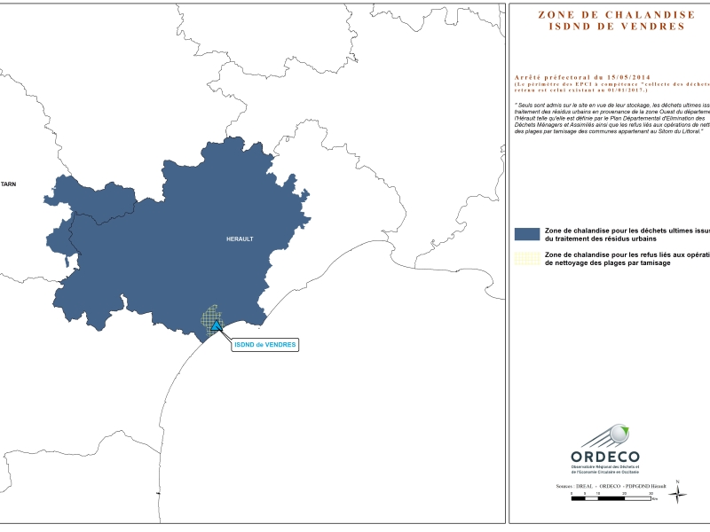 34 ISDND DE VENDRES Zone de chalandise AP 052014
