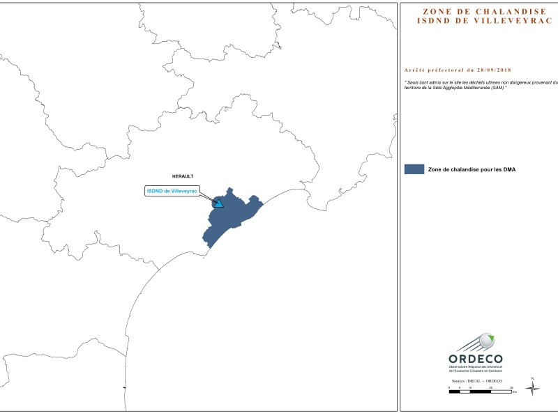 34 ISDND DE VILLEVEYRAC Zone de chalandise AP 092018