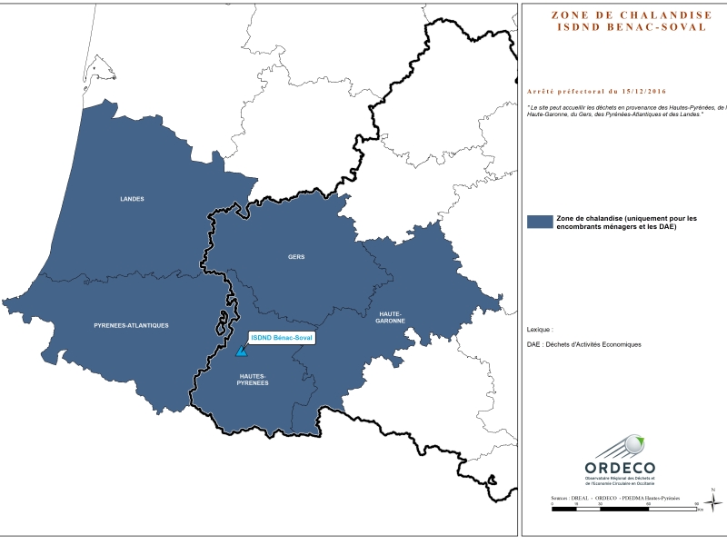 65 ISDND BENAC SOVAL Zone de chalandise AP 122016