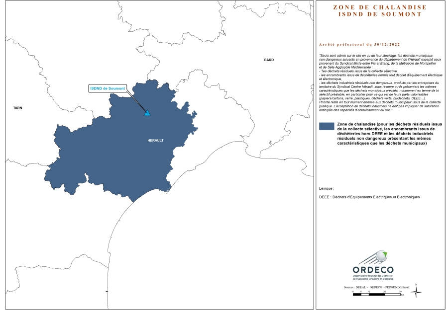 34 ISDND SOUMONT Zone de chalandise AP 122022